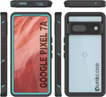 Load image into Gallery viewer, Google Pixel 7a Waterproof IP68 Case, Punkcase [Teal] [Extreme Series] [Slim Fit]
