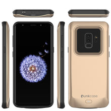Load image into Gallery viewer, Galaxy S9 PLUS Battery Case, PunkJuice 5000mAH Fast Charging Power Bank Case [Gold]
