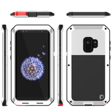 Load image into Gallery viewer, Galaxy S9 Metal Case, Heavy Duty Military Grade Rugged Armor Cover [White]
