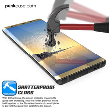 Load image into Gallery viewer, Galaxy Note 9 Black Punkcase Glass SHIELD Tempered Glass Screen Protector 0.33mm Thick 9H Glass
