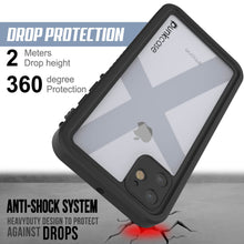 Load image into Gallery viewer, iPhone 12 Waterproof Case, Punkcase [Extreme Series] Armor Cover W/ Built In Screen Protector [Black]
