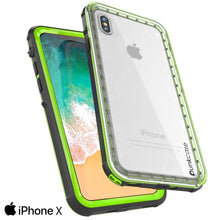 Load image into Gallery viewer, iPhone XS Case, PUNKCase [CRYSTAL SERIES] Protective IP68 Certified Cover [Light Green]
