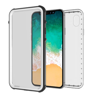 iPhone XS Case, PUNKCase [CRYSTAL SERIES] Protective IP68 Certified, Ultra Slim Fit [White]