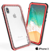 Load image into Gallery viewer, iPhone XS Max Case, PUNKCase [CRYSTAL SERIES] Protective IP68 Certified Cover [Red]
