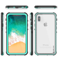 Load image into Gallery viewer, iPhone XS Max Case, PUNKCase [CRYSTAL SERIES] Protective IP68 Certified, Ultra Slim Fit [TEAL]
