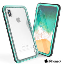 Load image into Gallery viewer, iPhone XS Case, PUNKCase [CRYSTAL SERIES] Protective IP68 Certified, Ultra Slim Fit [TEAL]
