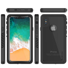 Load image into Gallery viewer, iPhone XS Max Waterproof Case, Punkcase [Extreme Series] Armor Cover W/ Built In Screen Protector [Black]
