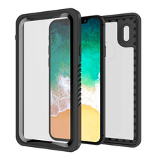 Load image into Gallery viewer, iPhone XS Max Waterproof Case, Punkcase [Extreme Series] Armor Cover W/ Built In Screen Protector [Black]
