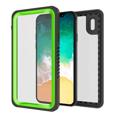 Load image into Gallery viewer, iPhone XS Max Waterproof Case, Punkcase [Extreme Series] Armor Cover W/ Built In Screen Protector [Light Green]
