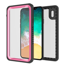 Load image into Gallery viewer, iPhone XS Max Waterproof Case, Punkcase [Extreme Series] Armor Cover W/ Built In Screen Protector [Pink]
