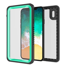 Load image into Gallery viewer, iPhone XS Max Waterproof Case, Punkcase [Extreme Series] Armor Cover W/ Built In Screen Protector [Teal]
