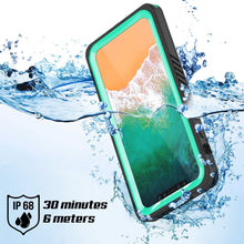 Load image into Gallery viewer, iPhone XS Max Waterproof Case, Punkcase [Extreme Series] Armor Cover W/ Built In Screen Protector [Teal]
