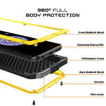 Load image into Gallery viewer, Galaxy S9 Plus Metal Case, Heavy Duty Military Grade Rugged Armor Cover [Neon]
