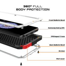 Load image into Gallery viewer, Galaxy S9 Plus Metal Case, Heavy Duty Military Grade Rugged Armor Cover [White]
