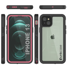 Load image into Gallery viewer, iPhone 13  Waterproof Case, Punkcase [Extreme Series] Armor Cover W/ Built In Screen Protector [Pink]
