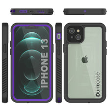 Load image into Gallery viewer, iPhone 13  Waterproof Case, Punkcase [Extreme Series] Armor Cover W/ Built In Screen Protector [Purple]
