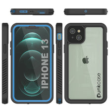 Load image into Gallery viewer, iPhone 13  Waterproof Case, Punkcase [Extreme Series] Armor Cover W/ Built In Screen Protector [Light Blue]

