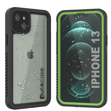 Load image into Gallery viewer, iPhone 13  Waterproof Case, Punkcase [Extreme Series] Armor Cover W/ Built In Screen Protector [Light Green]
