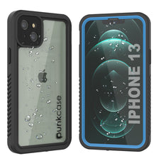 Load image into Gallery viewer, iPhone 13  Waterproof Case, Punkcase [Extreme Series] Armor Cover W/ Built In Screen Protector [Light Blue]
