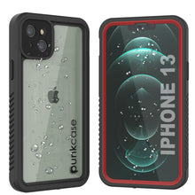 Load image into Gallery viewer, iPhone 13  Waterproof Case, Punkcase [Extreme Series] Armor Cover W/ Built In Screen Protector [Red]
