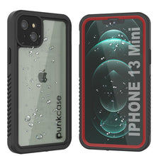 Load image into Gallery viewer, iPhone 13 Mini  Waterproof Case, Punkcase [Extreme Series] Armor Cover W/ Built In Screen Protector [Red]
