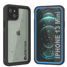 Load image into Gallery viewer, iPhone 13 Mini  Waterproof Case, Punkcase [Extreme Series] Armor Cover W/ Built In Screen Protector [Light Blue]
