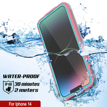 Load image into Gallery viewer, Punkcase iPhone 14 Waterproof Case [Aqua Series] Armor Cover [Pink]
