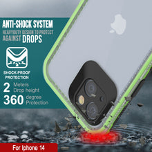 Load image into Gallery viewer, Punkcase iPhone 14 Waterproof Case [Aqua Series] Armor Cover [Clear Black] [Clear Back]
