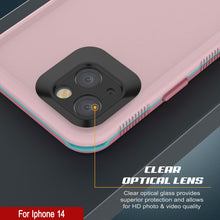 Load image into Gallery viewer, Punkcase iPhone 14 Waterproof Case [Aqua Series] Armor Cover [Pink]
