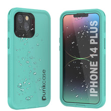 Load image into Gallery viewer, Punkcase iPhone 14 Plus Waterproof Case [Aqua Series] Armor Cover [Blue]
