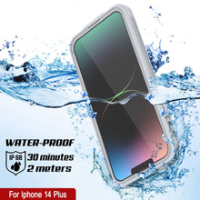 Load image into Gallery viewer, Punkcase iPhone 14 Plus Waterproof Case [Aqua Series] Armor Cover [White]
