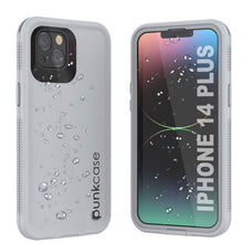 Load image into Gallery viewer, Punkcase iPhone 14 Plus Waterproof Case [Aqua Series] Armor Cover [White]
