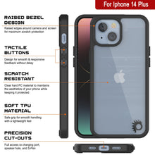 Load image into Gallery viewer, iPhone 15 Plus Case Punkcase® LUCID 2.0 Crystal Pink Series Series w/ PUNK SHIELD Screen Protector | Ultra Fit
