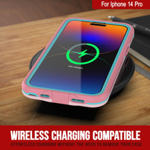 Load image into Gallery viewer, Punkcase iPhone 14 Pro Waterproof Case [Aqua Series] Armor Cover [Pink]
