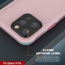 Load image into Gallery viewer, Punkcase iPhone 14 Pro Waterproof Case [Aqua Series] Armor Cover [Pink]
