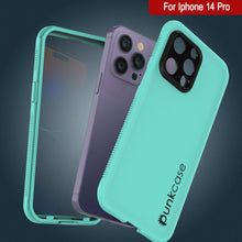Load image into Gallery viewer, Punkcase iPhone 14 Pro Waterproof Case [Aqua Series] Armor Cover [Blue]
