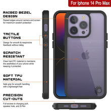 Load image into Gallery viewer, iPhone 15 Pro Max Case Punkcase® LUCID 2.0 Blue Series Series w/ PUNK SHIELD Screen Protector | Ultra Fit
