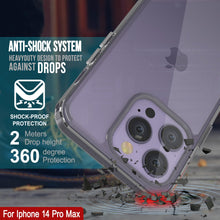 Load image into Gallery viewer, iPhone 15 Pro Max Case Punkcase® LUCID 2.0 Clear Series Series w/ PUNK SHIELD Screen Protector | Ultra Fit
