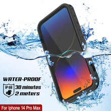 Load image into Gallery viewer, iPhone 14 Pro Max Waterproof IP68 Case, Punkcase [Clear] [StudStar Series] [Slim Fit] [Dirtproof]
