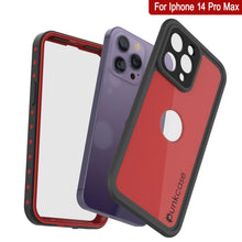 Load image into Gallery viewer, iPhone 14 Pro Max Waterproof IP68 Case, Punkcase [Red] [StudStar Series] [Slim Fit]
