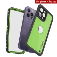 Load image into Gallery viewer, iPhone 14 Pro Max Waterproof IP68 Case, Punkcase [Light green] [StudStar Series] [Slim Fit] [Dirtproof]
