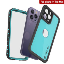 Load image into Gallery viewer, iPhone 14 Pro Max Waterproof IP68 Case, Punkcase [Teal] [StudStar Series] [Slim Fit]
