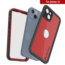 Load image into Gallery viewer, iPhone 14 Waterproof IP68 Case, Punkcase [Red] [StudStar Series] [Slim Fit]
