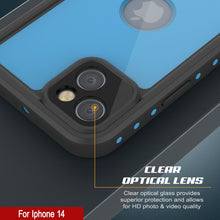 Load image into Gallery viewer, iPhone 14 Waterproof IP68 Case, Punkcase [Light blue] [StudStar Series] [Slim Fit] [Dirtproof]
