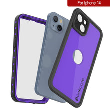 Load image into Gallery viewer, iPhone 14 Waterproof IP68 Case, Punkcase [Purple] [StudStar Series] [Slim Fit] [Dirtproof]

