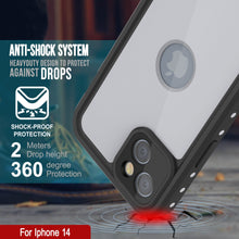 Load image into Gallery viewer, iPhone 14 Waterproof IP68 Case, Punkcase [White] [StudStar Series] [Slim Fit] [Dirtproof]
