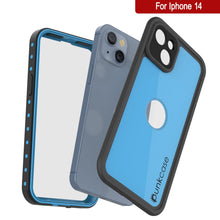 Load image into Gallery viewer, iPhone 14 Waterproof IP68 Case, Punkcase [Light blue] [StudStar Series] [Slim Fit] [Dirtproof]
