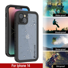 Load image into Gallery viewer, iPhone 14 Waterproof IP68 Case, Punkcase [Clear] [StudStar Series] [Slim Fit] [Dirtproof]
