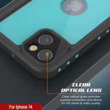 Load image into Gallery viewer, iPhone 14 Waterproof IP68 Case, Punkcase [Teal] [StudStar Series] [Slim Fit]
