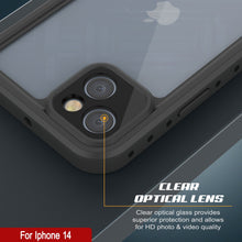 Load image into Gallery viewer, iPhone 14 Waterproof IP68 Case, Punkcase [Clear] [StudStar Series] [Slim Fit] [Dirtproof]
